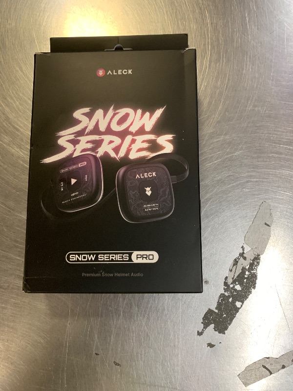 Photo 1 of ALECK Snow Series Pro Wireless Bluetooth Ski & Snowboard Helmet Speakers, Fits Audio-Ready Helmet Ear Pockets, Glove Friendly Controls, Built-in Mic for Hands-Free Calls