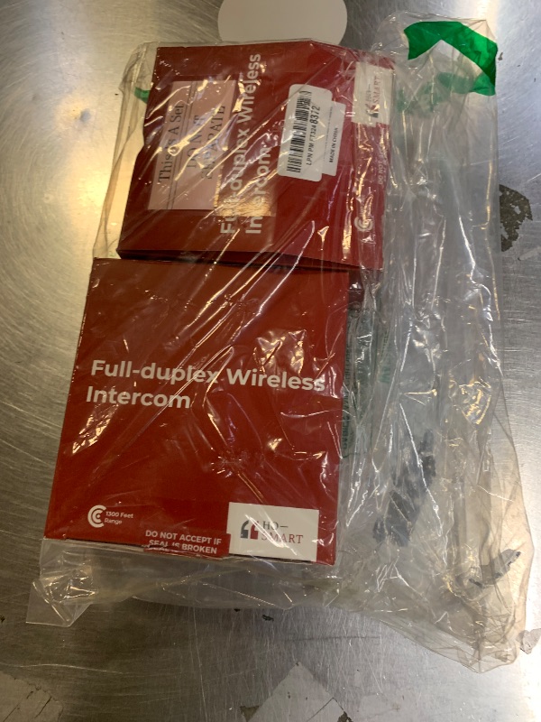 Photo 1 of Hosmart UltraSpeak Pro Intercoms Wireless for Home, Two-Way Real-time Intercom Full Duplex Wireless Intercom System for Home Use, Clear Sound House Intercom System for Business with 1200 Feet Range