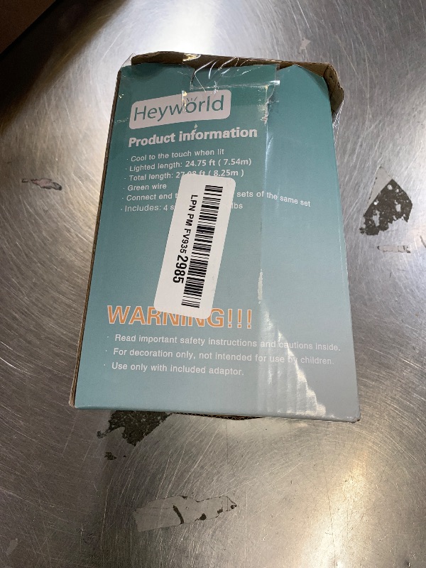 Photo 1 of 100 LED Slow Twinkle Lights, Soft Twinkling Christmas String Lights, UL Certified 27 Ft, Connect Up to 25 Sets, Indoor & Outdoor Christmas Decorations