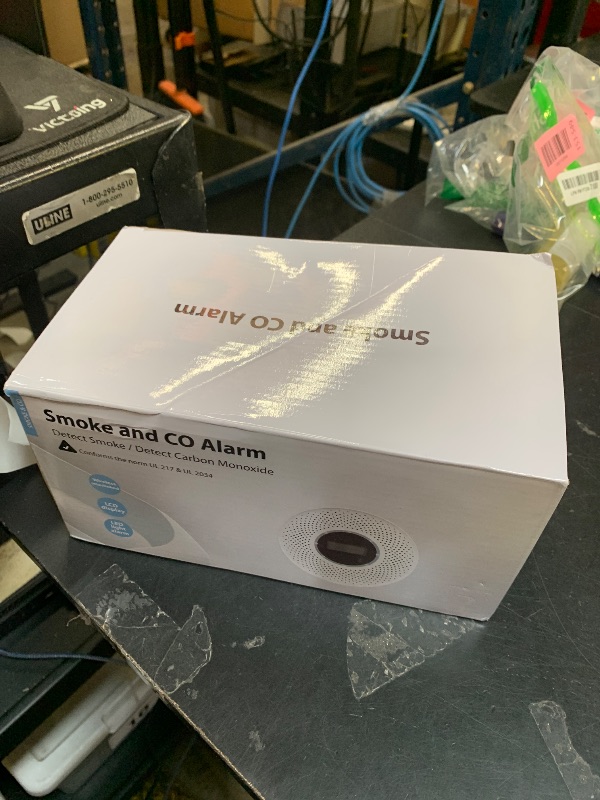 Photo 1 of 10-Year Battery Wireless Interconnected Smoke and Carbon Monoxide Detector, Smart Interlink Smoke CO Alarm with Digital Display, Fire and CO Combo Alarm for Home (6 Pack)