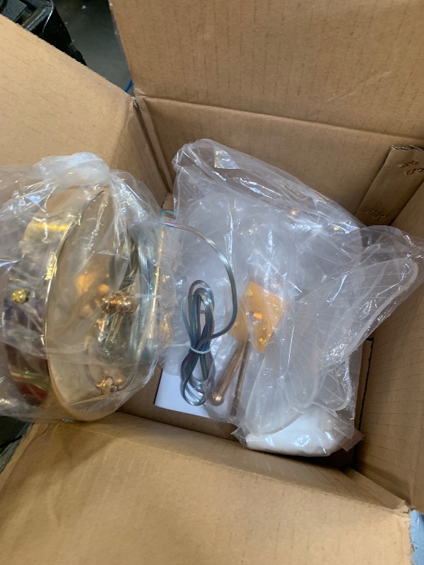 Photo 1 of mfanchan Gold Chandelier Pendant Light, Double Headed Butterfly Pendant Light, LED Acrylic Gold Hanging Ceiling Lamp for Bedroom, Living Room, Kitchen Island (Classic)