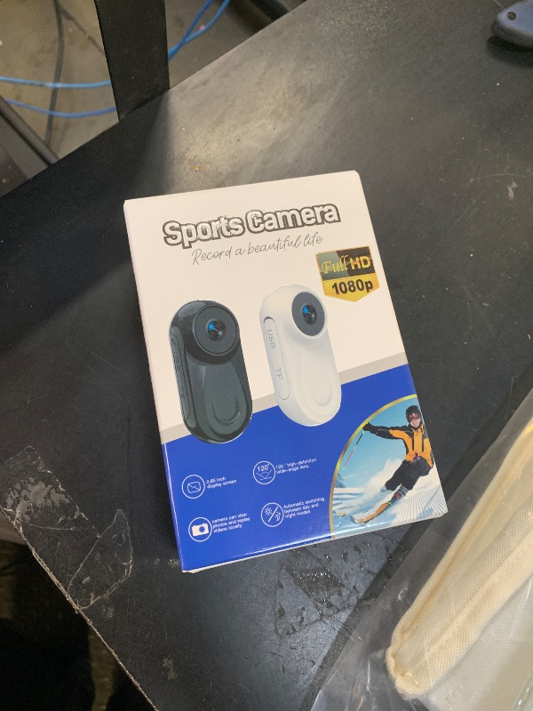 Photo 1 of 1080P Sports Action Camera, Mini Body Camera with Audio and Video Recording, Wearable Action Body Cam, Portable Recorder with Magnetic Back Clip, Camcorder for Traveling, Pet, Vlogging, Cycling