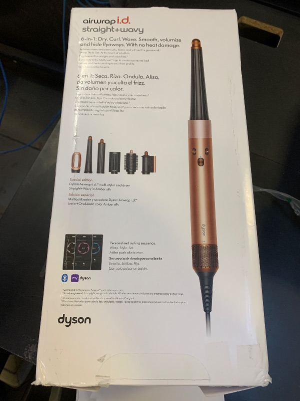 Photo 1 of Dyson Airwrap i.d. Multi-Styler, Allure Winner, Bluetooth Connected, No Heat Damage, 6-in-1 Versatility, Intelligent Hair Styler