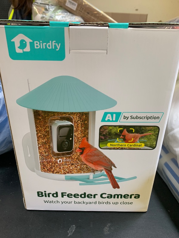 Photo 1 of NETVUE by Birdfy Smart Bird Feeder with 2K HD AI Camera Solar Powered, Wireless Wildbird Watching, Live Stream&Color Night Vision, Auto-Capture & Notify, Free Cloud Storage(AI by Subscription)