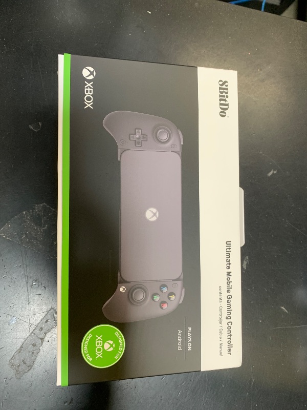 Photo 1 of 8Bitdo Ultimate Mobile Gaming Controller for iPhone, Apple, Android & Xbox Cloud Gaming, Bluetooth Gamepad with Hall Effect Joysticks, 2 Pro Back Buttons, Officially Licensed (Black)