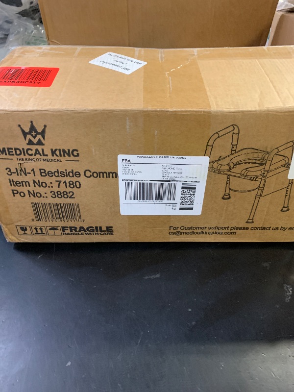 Photo 1 of Toilet Seat Risers for Seniors Bedside Commode for Elderly Width and Height Adjustable Raised Toilet Seat with Handles for Elderly Handicap, Elevated, Pregnant, Fit Any Toilet Heavy Duty Up to 400lbs