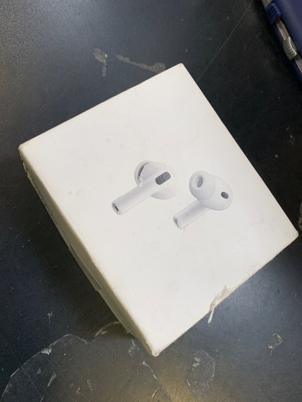 Photo 1 of Apple AirPods Pro 3 Wireless Earbuds, Active Noise Cancellation, Live Translation, Heart Rate Sensing,Hearing Aid Feature,Bluetooth Headphones,Spatial Audio, High-Fidelity Sound, USB-C Charging, White