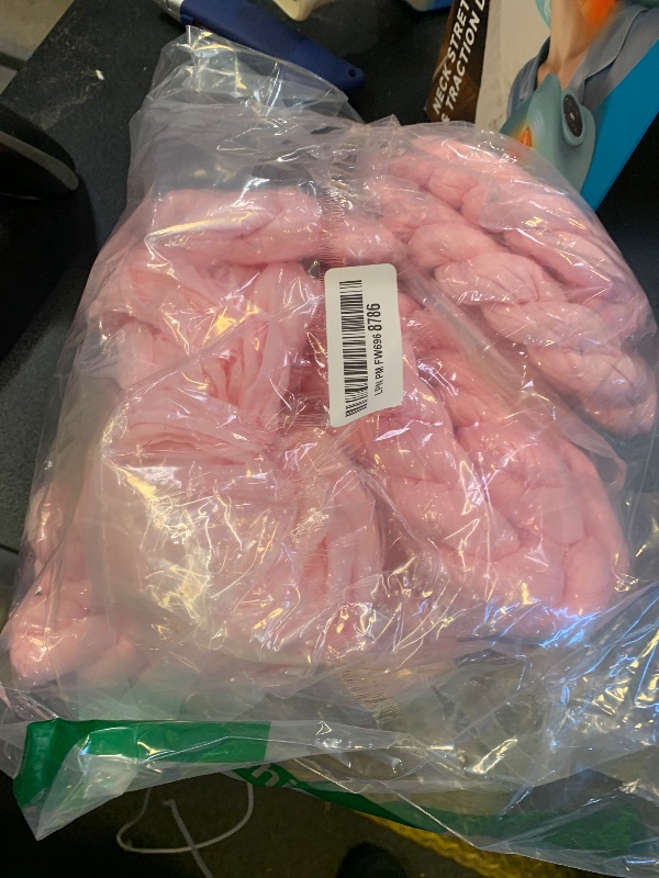 Photo 1 of 10 Pack Light Pink Cheesecloth Table Runner 17x108 Inch Semi Sheer Boho Gauze Cheese Cloth Table Runners, for Wedding Bridal Shower Birthday Party Home Decor Garden Farmhouse