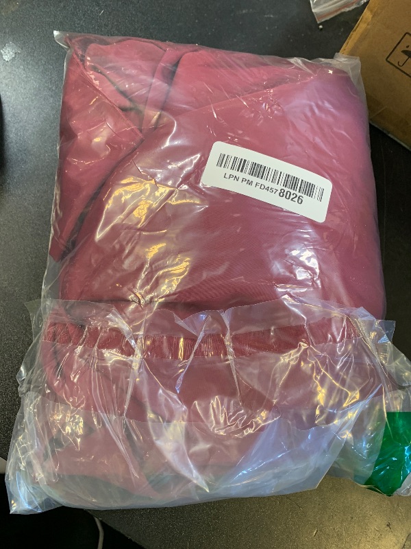 Photo 1 of BTFBM Shirt Dresses for Women Spring Button Short Sleeve Silk Satin Ruched Maxi Summer Dress 2026 Cocktail Party Wedding(Purple Red, Large)