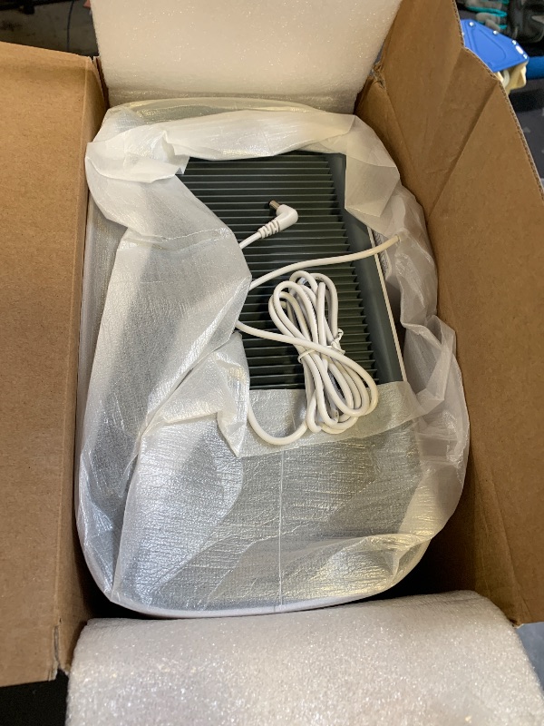 Photo 1 of ECOSELF Smart Air Purifier for Home Large Rooms, with WiFi Control, Covers Up to 2400 Ft², Smart Mode, AQI Display, 22dB Sleep Mode & Aromatherapy with 2X-Power Filtration, HAP603WF, Bright White