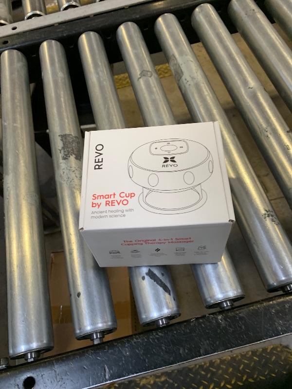 Photo 1 of REVO The Original 4-in-1 Smart Cupping Therapy Massager, Red Light Therapy for Targeted Pain Relief, Knots, Aches, Muscle Soreness, Circulation & Tighter Skin, Portable Cupping Kit