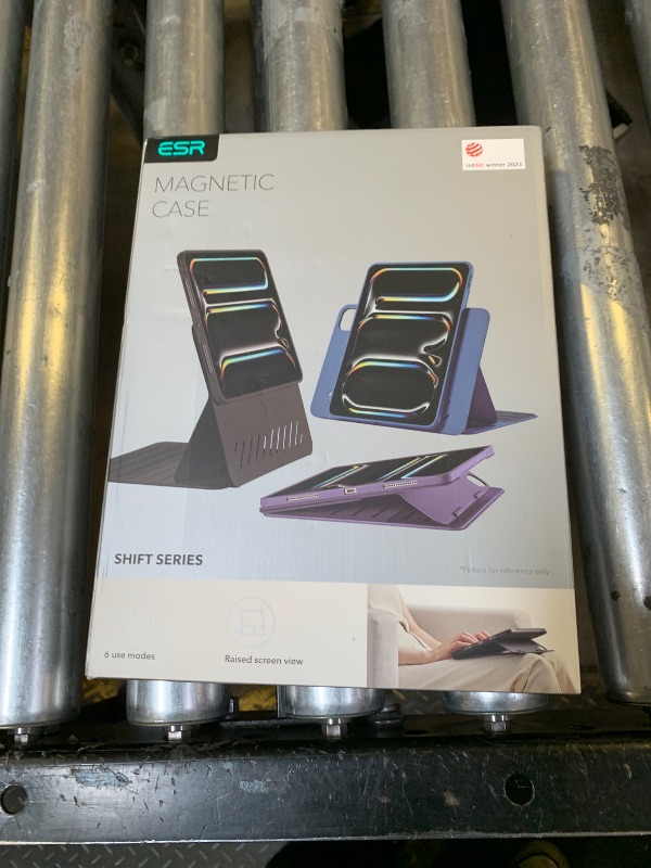 Photo 1 of ESR for iPad Pro 11 Inch Case (M5/M4) 2025/2024, Rotating Case with Removable Magnetic Cover, Adjustable Portrait/Landscape Stand, 9 Standing Angles, Shift Series, Black