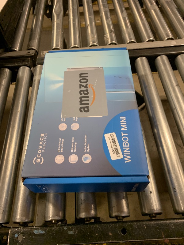 Photo 1 of ECOVACS WINBOT Mini Window Cleaning Robot - Compact Design, Dual Nozzles with Ultrasonic Spray, 9-Stage Protection System, Intelligent Path Planning, 3 Cleaning Modes, Anti-Slipping System