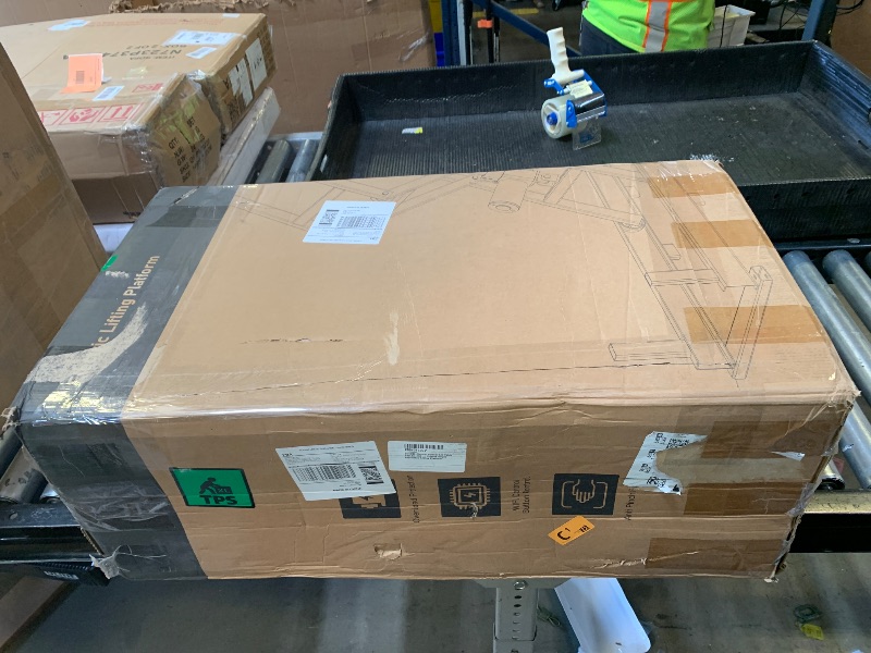 Photo 1 of DIHOOL Electric Scissor Lift Table, 200Lbs, 10.43"-50.39" Height Adjustable Lifting Platform, Super Quiet with Remote & WiFi Control, Obstruction Detection, AC/DC Power for Home/Industrial Use