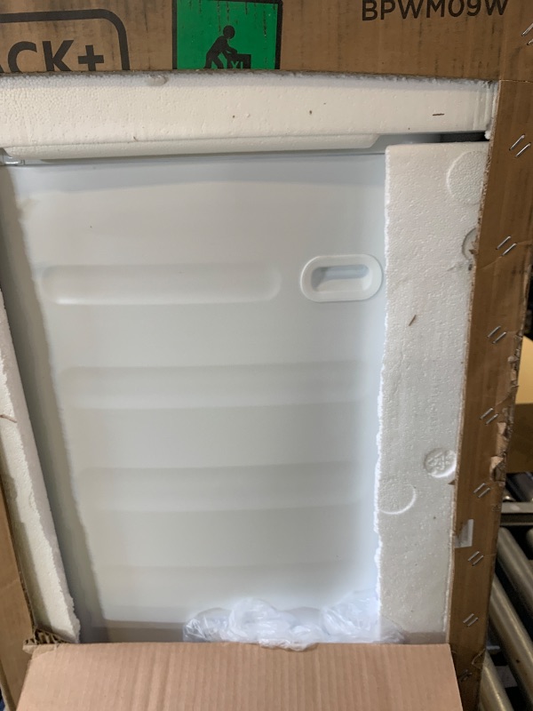 Photo 1 of BLACK+DECKER 0.9 Cu. Ft. Portable Washer, 6.6 lb. Capacity Washing Machine for Homes & Apartments, 5 Wash Cycles, Quick Connect Sink Adapter and Drain Hose Included, Transparent Lid, BPWM09W, White