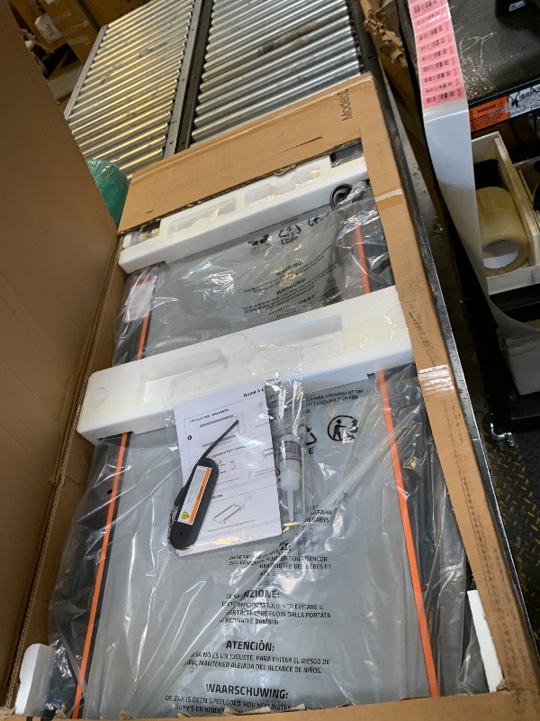 Photo 1 of Walking Pad Treadmill with 15% 12-Level Auto Incline & UI Screen, Trisomy 3.5HP Foldable Under Desk Treadmill with Bluetooth Speaker, Portable Treadmills for Home Office 450LBS, Remote, RGB Light