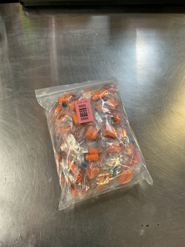 Photo 1 of 100 Pairs Orange Foam Ear Plugs - 33dB NRR Highest Protection, Soft & Comfortable Noise Canceling Earplugs for Sleeping, Work, Snoring, Construction, Loud Noise with Individual Bagged Foam EarPlug