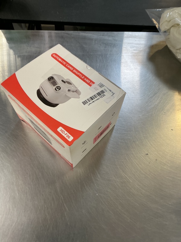 Photo 1 of 2026 Automatic Card Shuffler and Dealer Machine, 2-in-1 Smart 360°Rotating Card Dealer and Shuffler Machine, Super Quiet, Safer, Various Card Games for Home and Club-Black