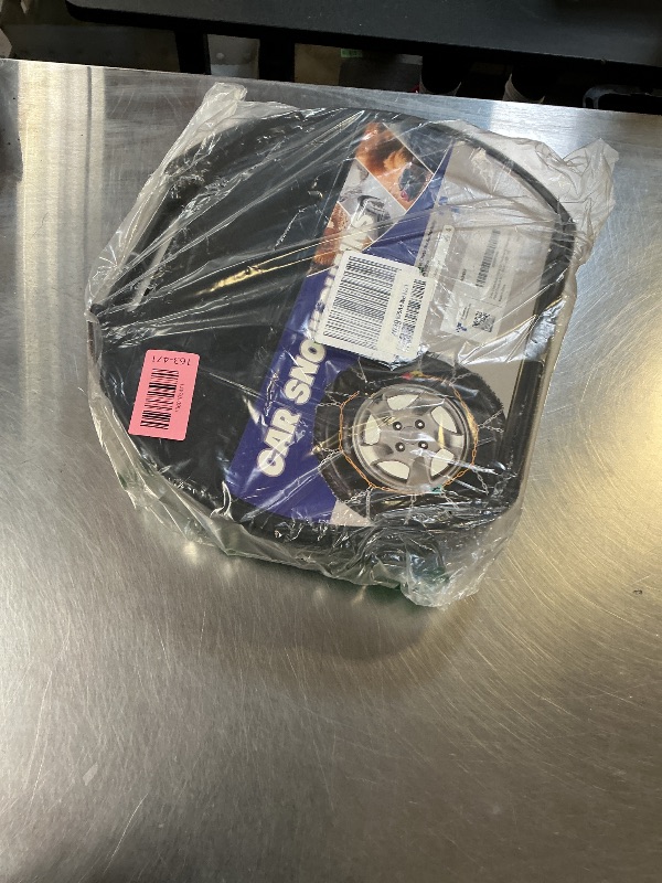 Photo 1 of Snow-Chains Auto Fixing 1 Min Quick Fit Easy Installation Tire-Chains, Portable Reusable Universal Emergency Tire Traction Chain for Passenger Car, Pickup Trucks and SUV - Set of 2