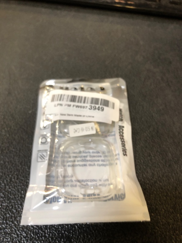 Photo 1 of [2 Pack] Goton Bumper Case for Apple Watch 46mm, [No Screen Protector] Slim Soft TPU Shockproof Case Cover Bumper Protector Accessories for iWatch Series 11 Series 10, 46mm Clear+Clear