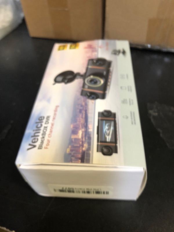 Photo 1 of 4 Channel 360° Dash Cam Front Rear Inside & Left Right,Includes 64GB SD Card