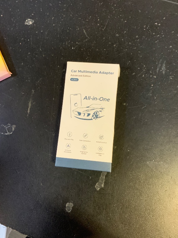 Photo 1 of 4-in-1 Wireless CarPlay Adapter for Streaming Netflix/YouTube/TikTok/TF Card, 2026 Magic Video AI Box & Android Auto Dongle [Dual Band WiFi, Bluetooth 5.3] Plug & Play, Fits for OEM Wired Car Play Car