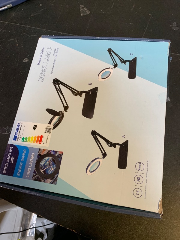 Photo 1 of 15X Magnifying Glass with Light and Stand, 5 Color Modes 10 Levels Adjustable Brightness, 2-in-1 Desk Lamp with Clamp, Hands Free LED Light Magnifier for Craft Hobby Reading Repair Close Works