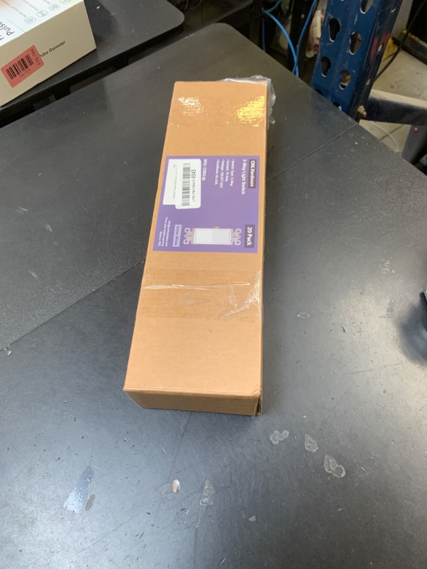 Photo 1 of (20 Pack) CML 3 Way Decorator Paddle Rocker Wall Light Switch, Single Pole or Three Way, 15A 120/277V, On/Off Interrupter, UL Listed, White