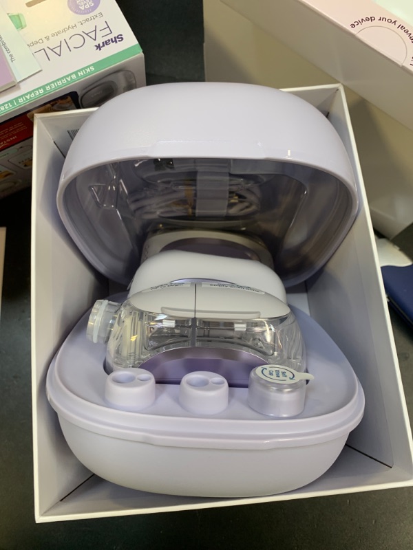 Photo 1 of Shark FacialPro Glow at-Home Hydro-Powered Facial System with DePuffi Hot & Cold Therapy – Professional Spa Skincare Device for Pore Cleansing, Hydration, & Radiant Glow, Lilac, FH320PL