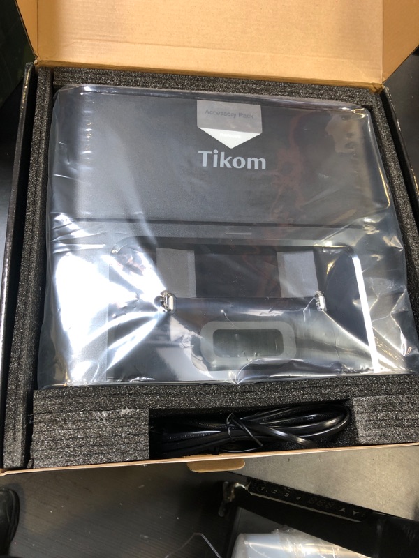 Photo 1 of Tikom Robot Vacuum and Mop, 6000Pa Robotic Vacuum Cleaner with Self-Emptying Base, 90 Days Capacity, LiDAR Navigation, Home Mapping, Ideal for Pet Hair, Hard Floors, Carpet (L8000 Plus)