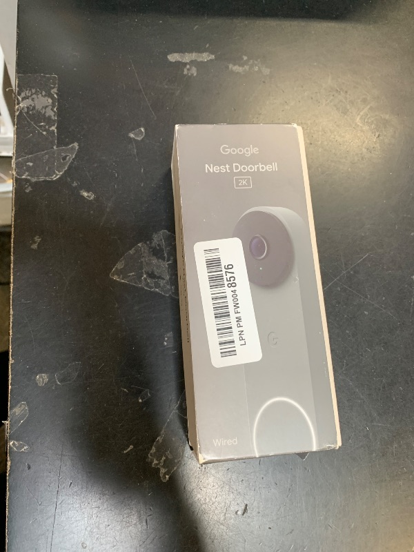 Photo 1 of Google Nest Doorbell (Wired, 3rd Gen) - 2K Video and Gemini, Live View, Night Vision, 2-Way Audio - Works with Google Home - 2025 Model - Hazel