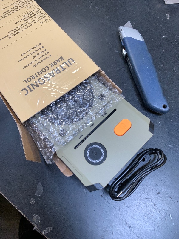 Photo 1 of DJNFGQ Anti Barking Device for Dogs, Rechargeable Ultrasonic Dog Control Devices, Auto Bark Deterrent Devices with 3 Modes,33FT Silencer Sonic Barking Deterrent Indoor/Outdoor Safe for Dog & People