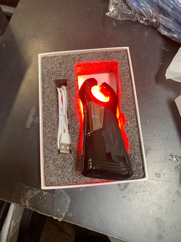 Photo 1 of KSWEGKC Rechargeable Vein Finder,Vein Finder for Iv Access,Phlebotomy for Nurse Clinics Homes Use,Vein Finders for Phlebotomy for Various Skin People Dark Skin -Black