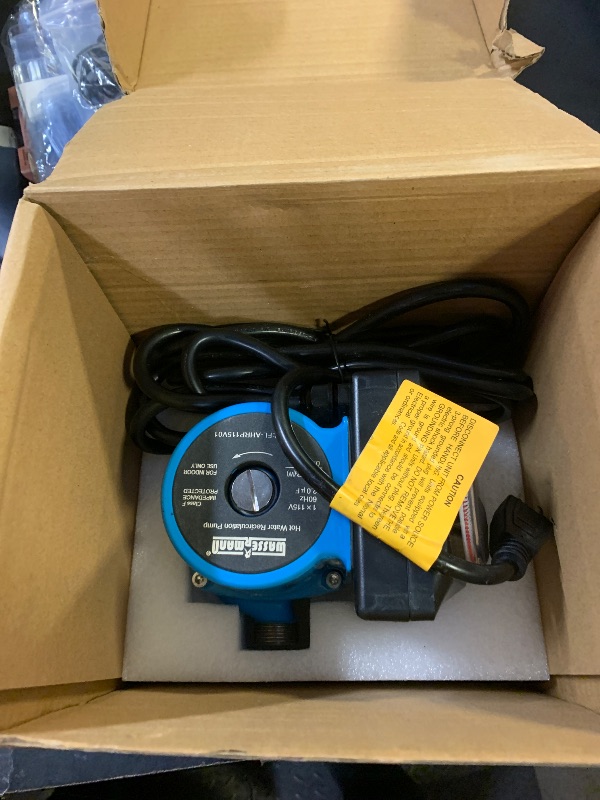 Photo 1 of Wassermann Instant Hot Water Recirculating Pump Kit for Tank Water Heater, Instant Hot Water Recirculation Pump System with 304 Stainless Steel Adjustable Bypass Valve