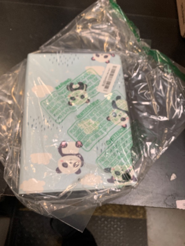 Photo 1 of Emogins iPad Case, 9.7 Inch Protective Cover for iPad 5th/6th Gen, Air 1/2, Multi-Angle Viewing Adjustable Stand, Auto Wake/Sleep Function, Panda Design, Kid's Use