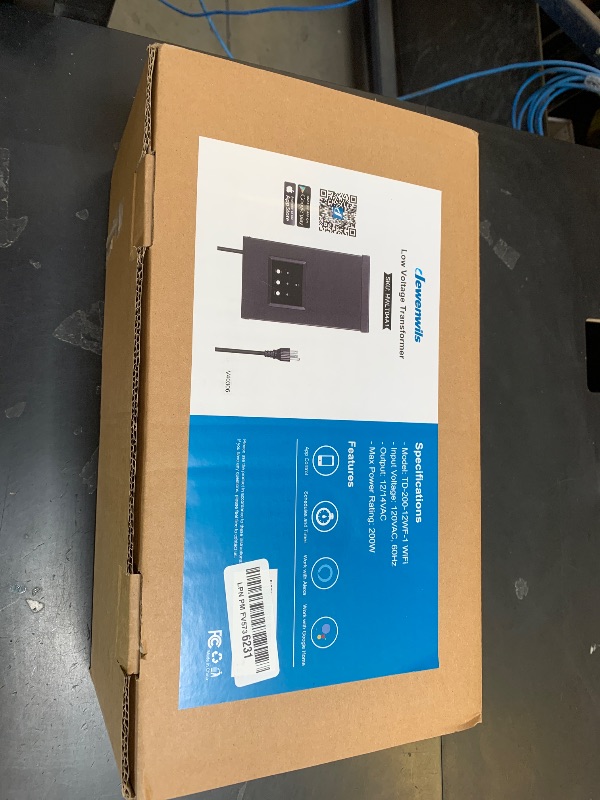 Photo 1 of DEWENWILS Smart Low Voltage Landscape Transformer 200W, 3 Independent Outputs, 120V AC to 12V/14V AC, Landscape Lighting Transformer with Schedule & Timer, Compatible with Alexa & Google Assistant