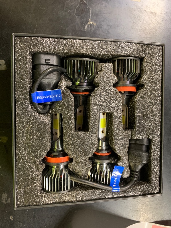 Photo 1 of SPBRTBUB compatible with (2010-2018) Chevy Equinox led headlights, 9005/hb3 High Beam & h11/H8/h9 Low Beam LED Headlight Bulbs, Pack of 4