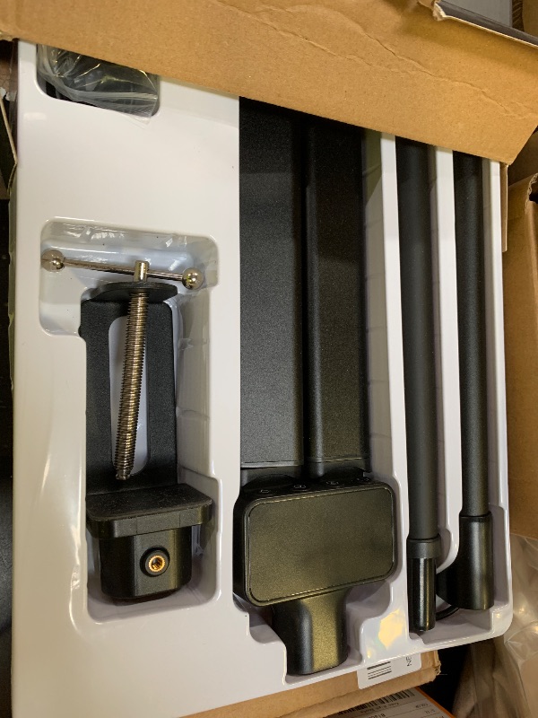 Photo 1 of SIBRILLE LED Desk Lamp for Home Office - Dimmable Computer Desk Light with Clamp, Modern Architect Task Lamp with Color Changing, Flexible Desktop Lamp with Gooseneck for Monitor, Double Head, Black