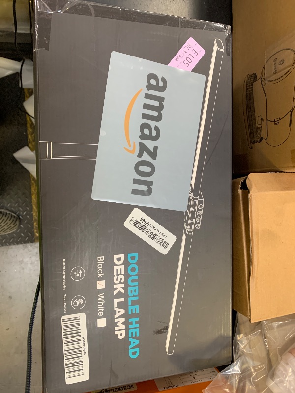 Photo 1 of SIBRILLE LED Desk Lamp for Home Office - Dimmable Computer Desk Light with Clamp, Modern Architect Task Lamp with Color Changing, Flexible Desktop Lamp with Gooseneck for Monitor, Double Head, Black