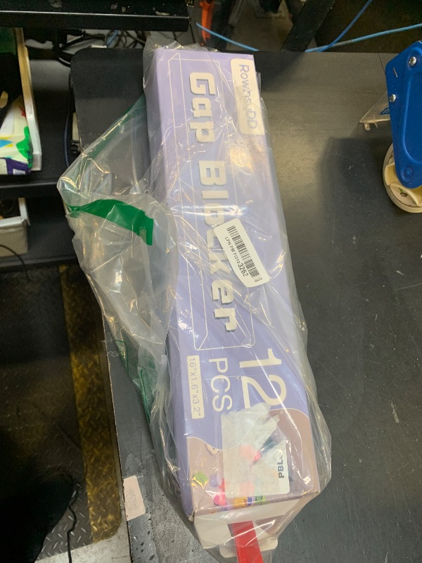 Photo 1 of RowinsyDD 12 Pack Toy Blocker for Furniture, Clear Under Couch Blocker, Stop Things Going Under Sofa or Bed, 16" L x 3.2" H, Adjustable Gap Bumper for Furniture with Strong Tape