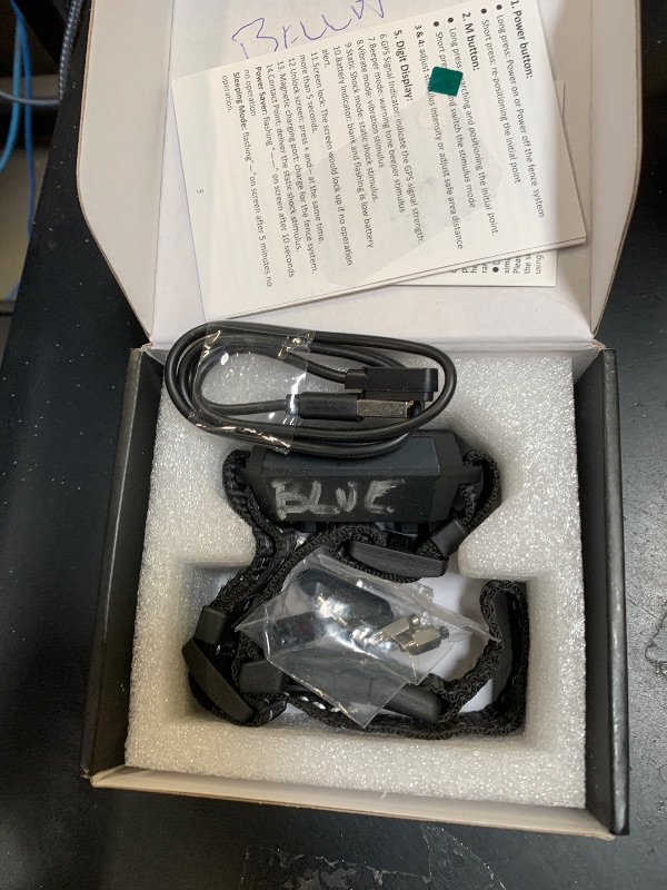 Photo 1 of Furthrive GPS Dog Collar, Wireless Dog Fence 100–3280 ft Circular Boundary, Waterproof GPS Dog Collar Fence System Outdoor Electric Pet Barrier with Beep, Vibration & Adjustable Training