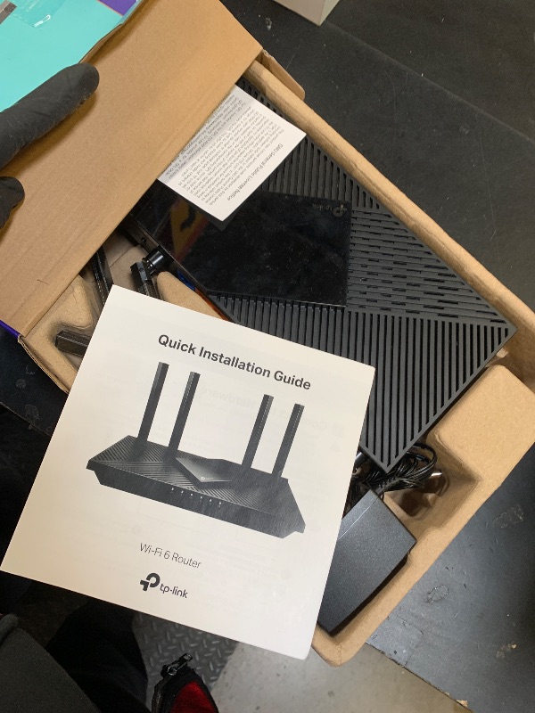 Photo 1 of TP-Link AX1800 WiFi 6 Router (Archer AX21) – Dual Band Wireless Internet, Gigabit, Easy Mesh, Works with Alexa - A Certified for Humans Device, Free Expert Support