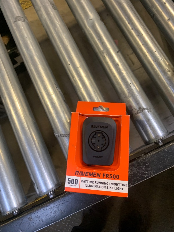 Photo 1 of RAVEMEN FR500 Bike Front Light for Night Daytime Riding, Compatible with Garmin/Wahoo Computers, 6 Modes, Auto On/Off, Side Visible, USB-C Rechargeable & Output Bicycle Headlight for Road Urban Biking