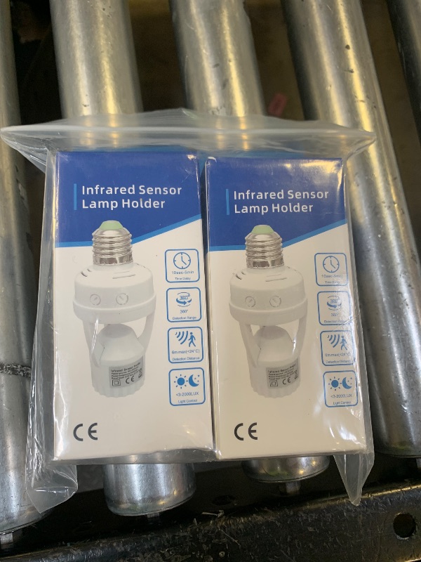 Photo 1 of (2pc) Infrared Sensor Lamp Holder