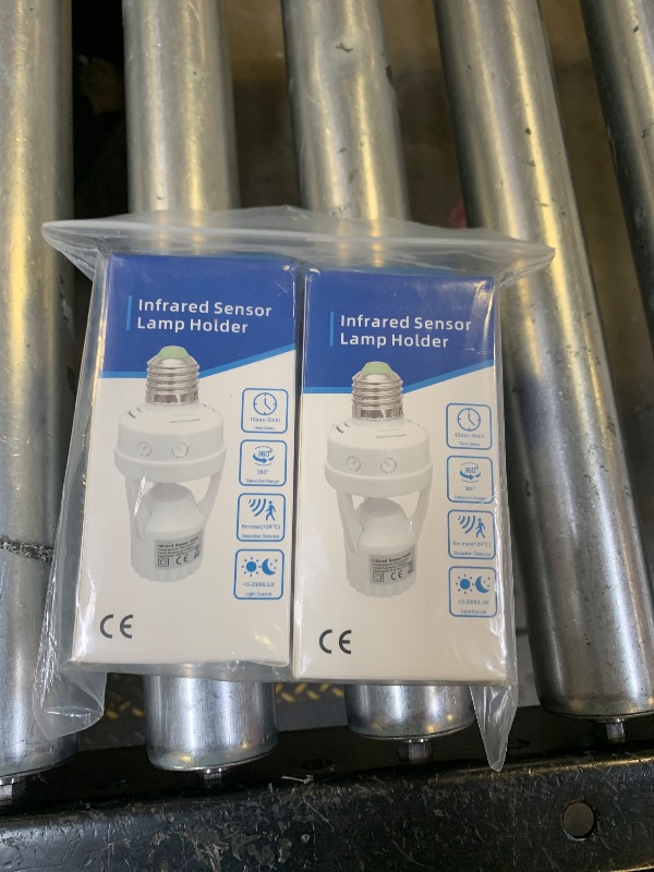 Photo 1 of (2pc) Infrared Sensor Lamp Holder