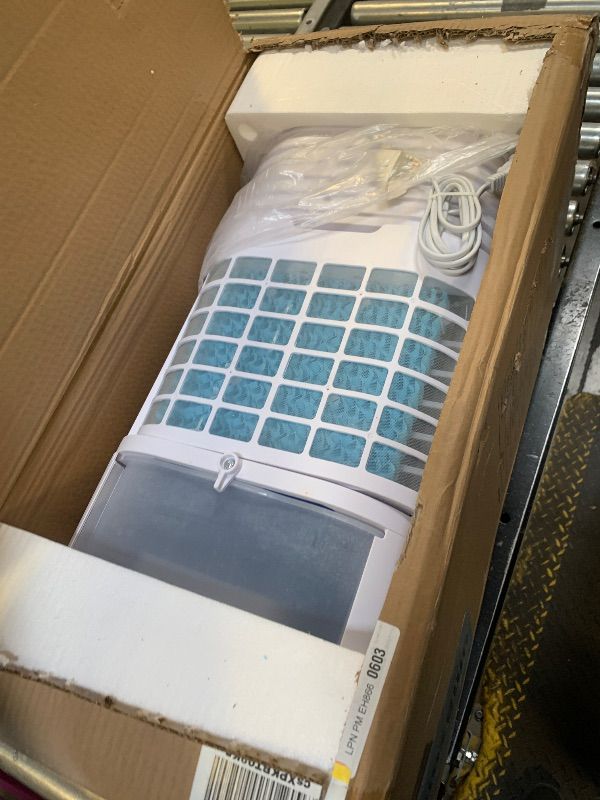 Photo 1 of FLOWBREEZE 24" Windowless Portable Air Conditioner, 15H Timer&120°Oscillation, 3-IN-1 Portable AC Unit with Remote, 2Gal Tank, 3 Modes & Speeds, Ultra-Quiet Ventless Swamp Cooler for HomeOffice, Milk