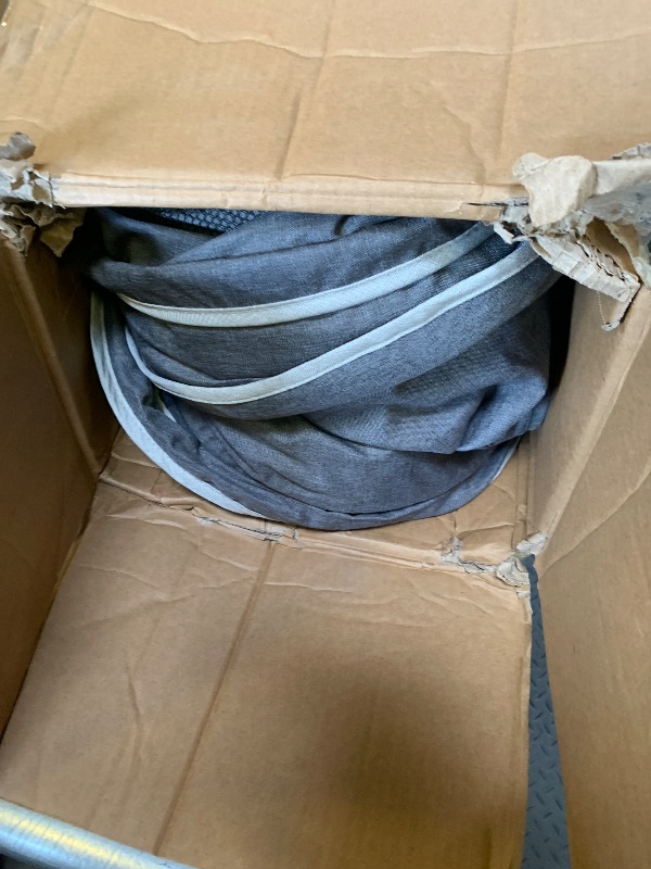 Photo 1 of Dream On Me Volgo Twin Baby Stroller, Lightweight Side-by-Side Double Umbrella Stroller with Adjustable Canopy, 5-Point Harness, Storage Basket & Travel-Friendly Fold – Dark and Light Grey