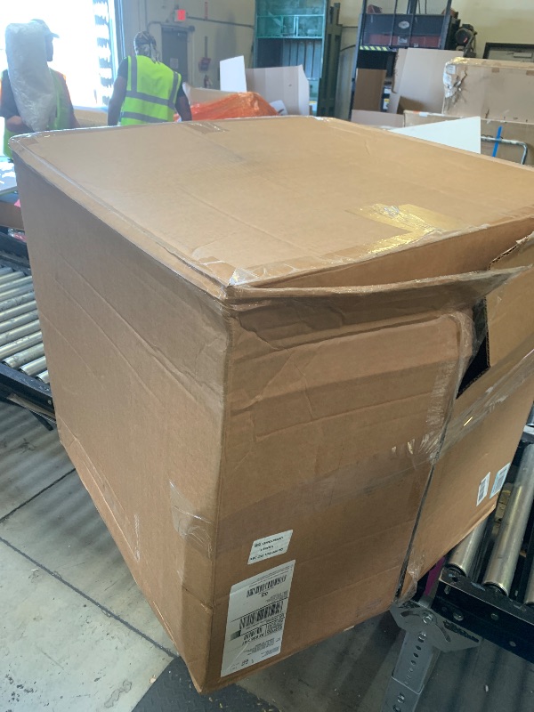 Photo 1 of Home / SIMPLI-MAGIC 60 Liter / 16 Gallon Rectangular Hands-Free Dual Compartment Recycling Kitchen Step Trash Can with Soft-Close Lid, Brushed Stainless Steel
