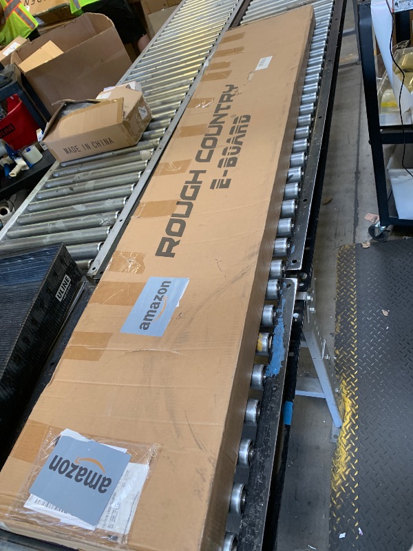 Photo 1 of Rough Country Power Running Boards for Chevy Silverado & GMC Sierra 1500/2500HD/3500HD (2019-2026) Crew Cab - Dual-Motor Electric Retractable Side Steps with LED Truck Step Lights