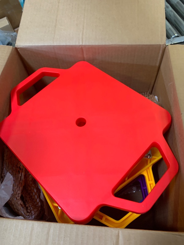 Photo 1 of 4 Pack Sports Scooter Board with Handles, Floor Sitting Scooter Board with Non-Marring Plastic Casters for Adults Gym Indoor Outdoor Play, 12 Inches